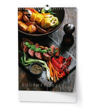 Nástěnný kalendář Gourmet - A3 2022