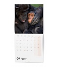 Nástěnný kalendář poznámkový Zvířátka 2022