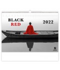Wall calendar Black Red 2022