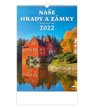 Wandkalender Naše hrady a zámky 2022