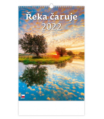 Nástěnný kalendář Řeka čaruje 2022