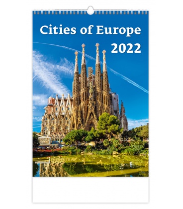 Wall calendar Cities of Europe 2022