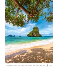Nástěnný kalendář Tropical Beaches 2022