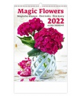 Wall calendar Magic Flowers/Magische Blumen/Živé květy/Živé kvety 2022
