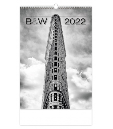 Wall calendar B&W 2022
