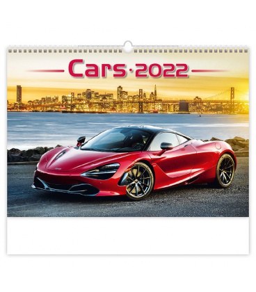 Wandkalender Cars 2022