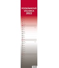 Nástěnný kalendář Poznámková vázanka 2022