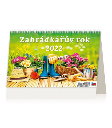 Stolní kalendář Záhradkářův rok 2022