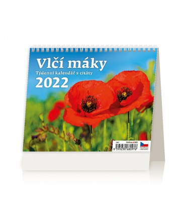 Table calendar Vlčí máky 2022