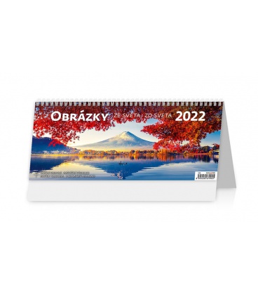 Table calendar Obrázky ze světa/Obrázky zo sveta 2022