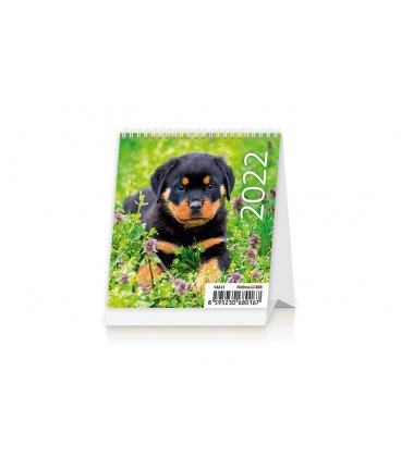 Stolní kalendář Mini Puppies 2022