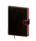 Weekly Diary A5 Flip black, red 2022