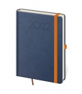 Daily Diary A5 New Praga blue, orange 2022