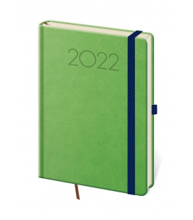 Daily Diary A5 New Praga green, blue 2022