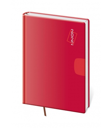 Daily Diary A5 Vario - Red 2022