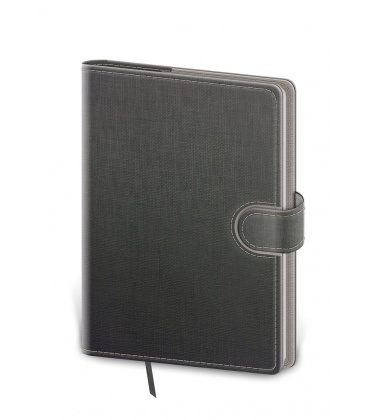 Notepad - Zápisník Flip A5 dotted grey, grey 2022