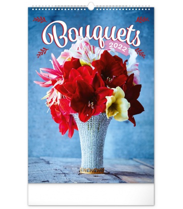 Wall calendar Bouquets 2022