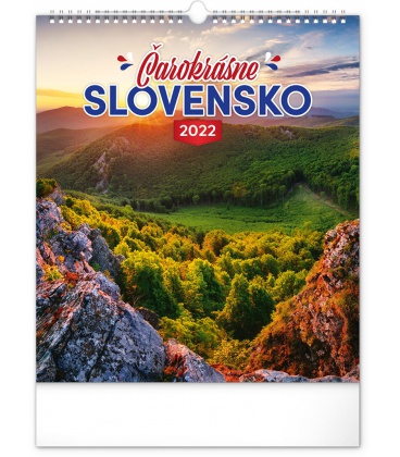 Wall calendar Wonderful Slovakia 2022