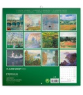 Wall calendar Claude Monet 2022