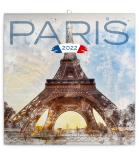 Wall calendar Paris 2022