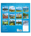 Nástěnný kalendář Alpy 2022