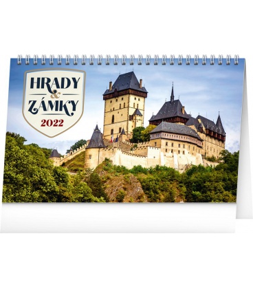 Tischkalender Castles 2022