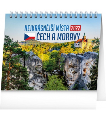 Table calendar Beautiful Places of Czechia 2022