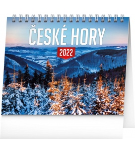 Table calendar Czech Mountains 2022