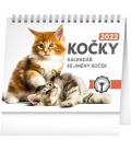 Stolní kalendář Kočky – se jmény koček 2022