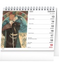 Stolní kalendář Alfons Mucha 2022