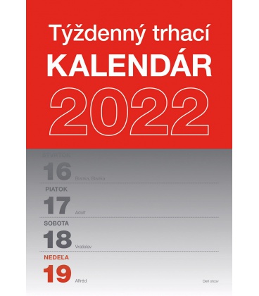 Wall calendar Tear–off weekly calendar A5 - SK 2022