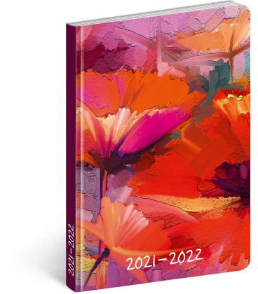 Weekly diary B6 18month Petito diary Painting 2021/2022