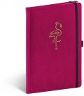 Notebook A5 Velvet, Flamingo, lined 2022