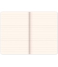 Notebook A5 Velvet, Flamingo, lined 2022