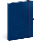Notebook A5 Vivella Classic blue, red, lined 2022