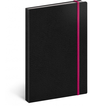 Notebook A5 Tucson black, pink, lined 2022