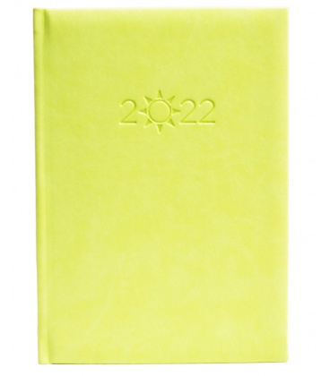 Daily Diary A5 721 koženka CREATIVE yellow 2022