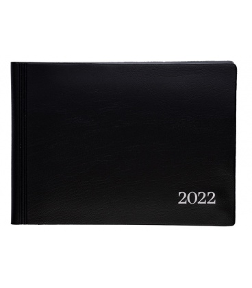 Weekly diary 803  PVC black 2022