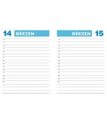 Diary - Daily Notes A6 UNI PVC 2022