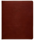 Leather diary Prezident weekly A4 Carus brown 2022