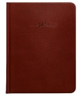 Leather diary B6 daily Carus brown 2022