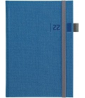 Weekly Diary A5 poznámkový Tweed blue, grey 2022