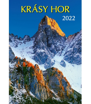 Nástěnný kalendář Krásy hor 2022