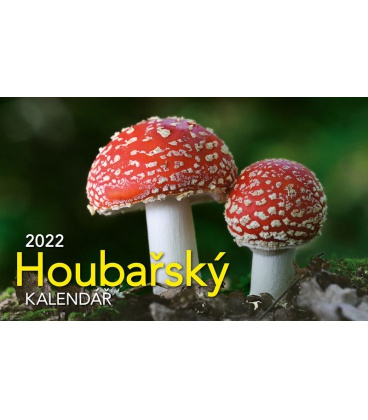 Stolní kalendář Houbařský kalendář 2022