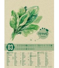 Wall calendar Saisonkalender - Obst & Gemüse - Graspapier-Kalender 2022