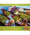 Wandkalender World of Food - Kulinarische Weltreise Kalender 2022