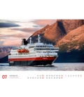 Wandkalender Hurtigruten - Norwegen Kalender 2022