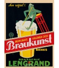 Nástěnný kalendář Retro plakáty pivovarů / Braukunst Bierplakate Kalender 2022