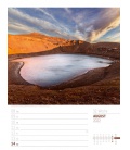 Wandkalender Island - Wochenplaner Kalender 2022
