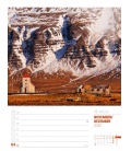 Wandkalender Island - Wochenplaner Kalender 2022